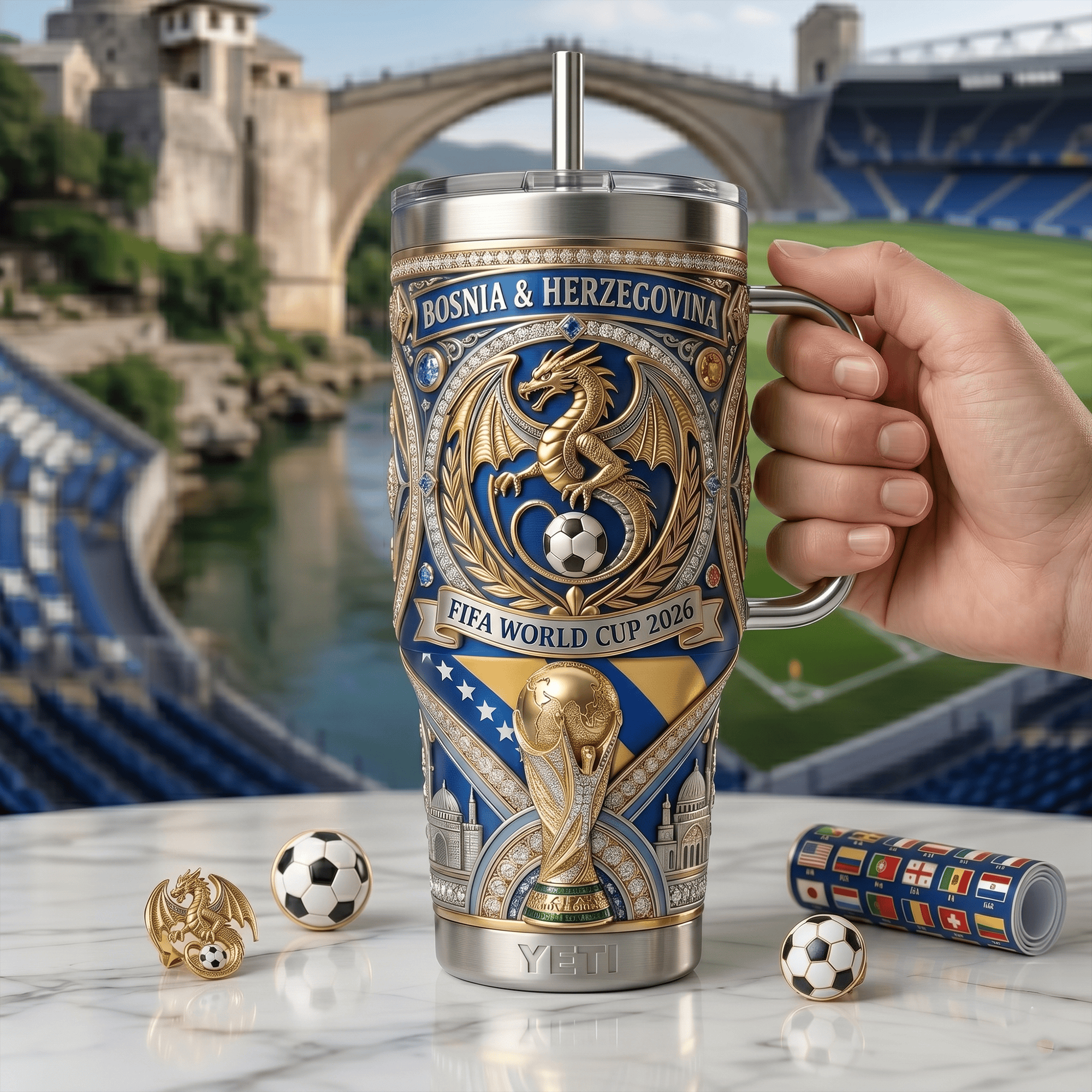 BSIF 40oz Tumbler With Handle LNTH