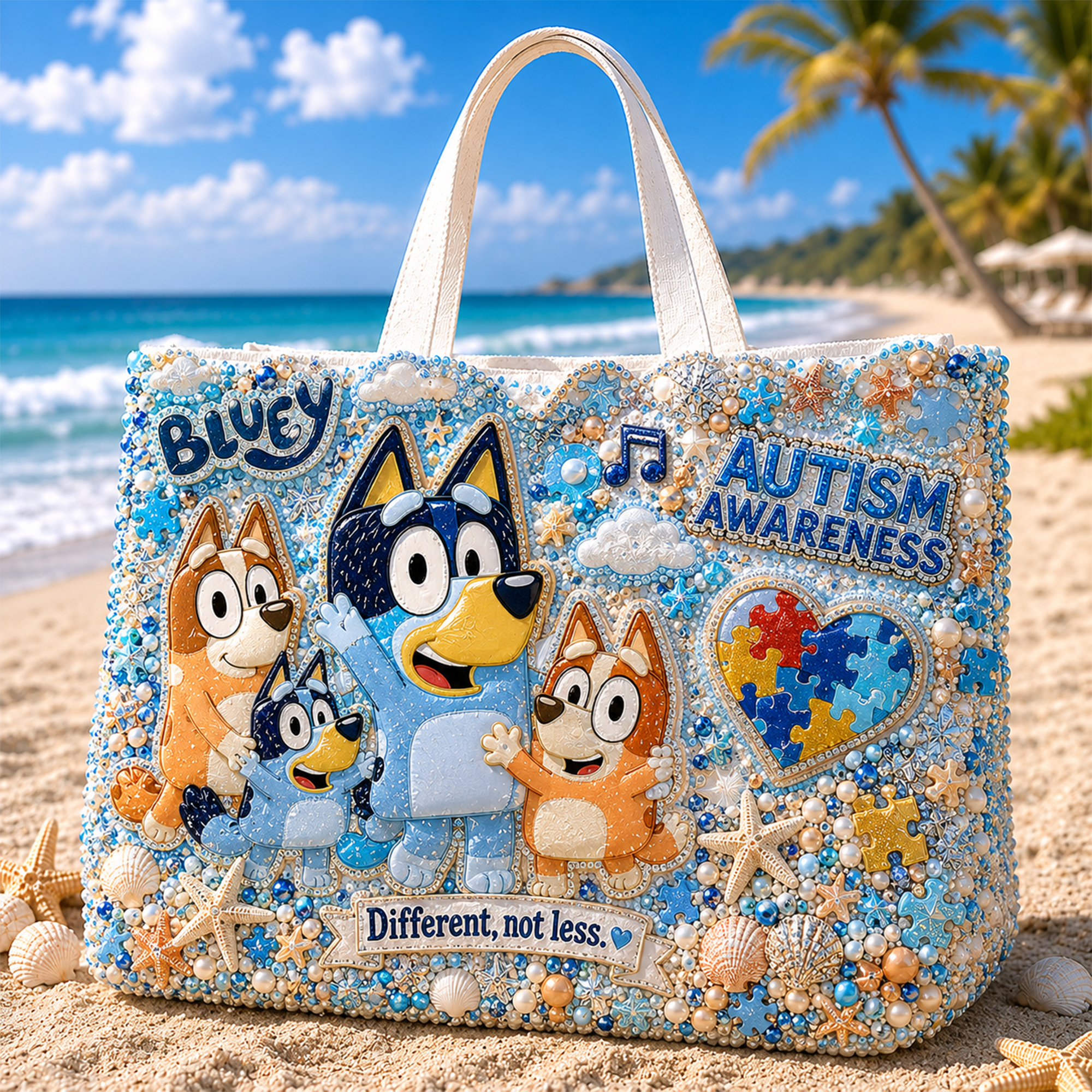 BLU Summer Vibes Tote Bag LNTH
