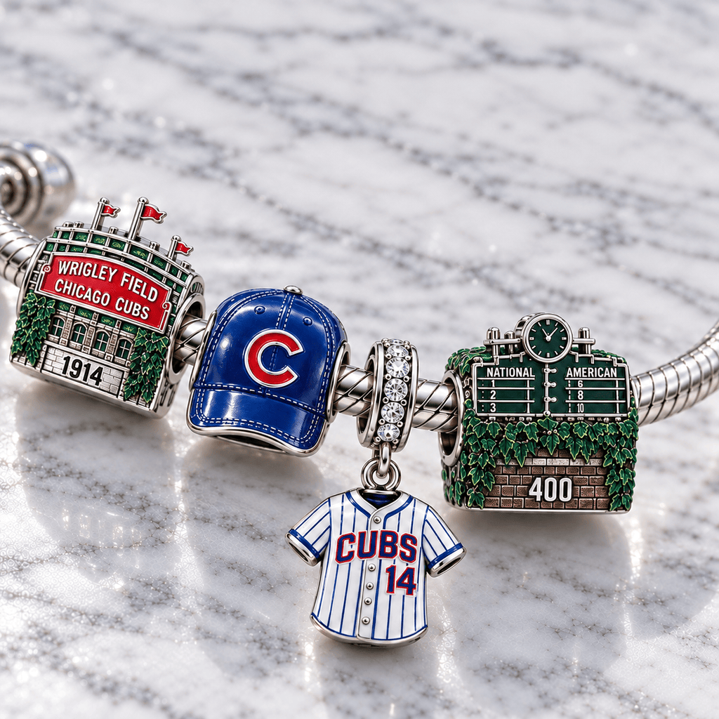 CCC Silver Charm Bracelet Set PTT