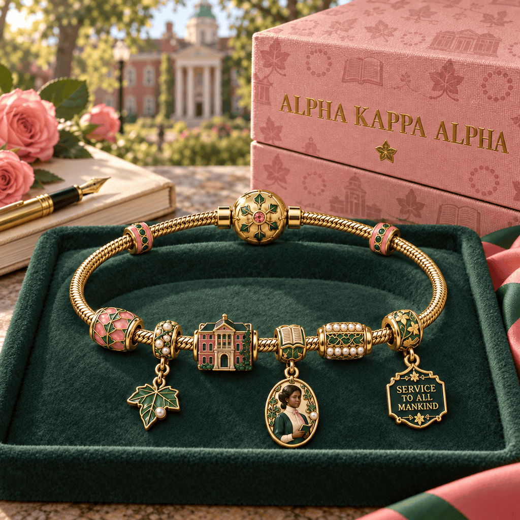 AKA Gold Charm Bracelet Set HQH