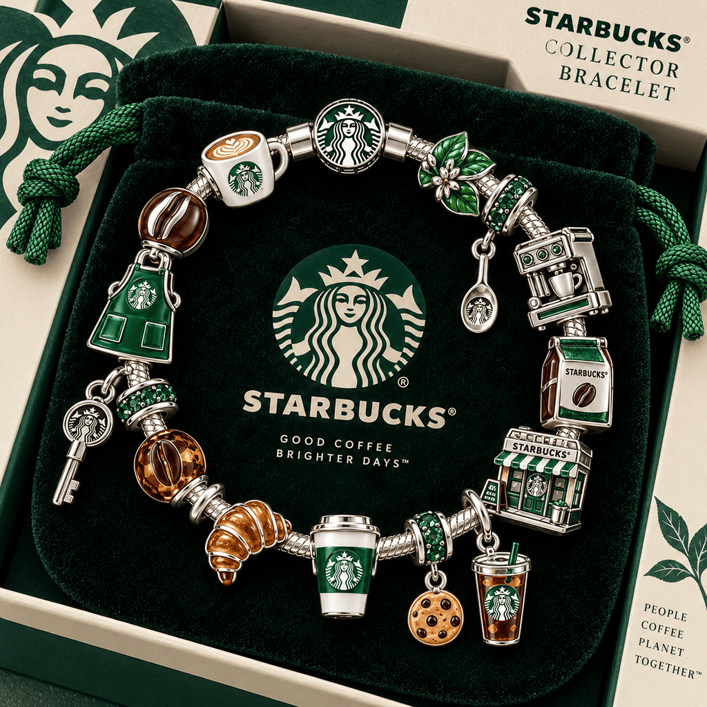STBK Silver Charm Bracelet Set TTTT