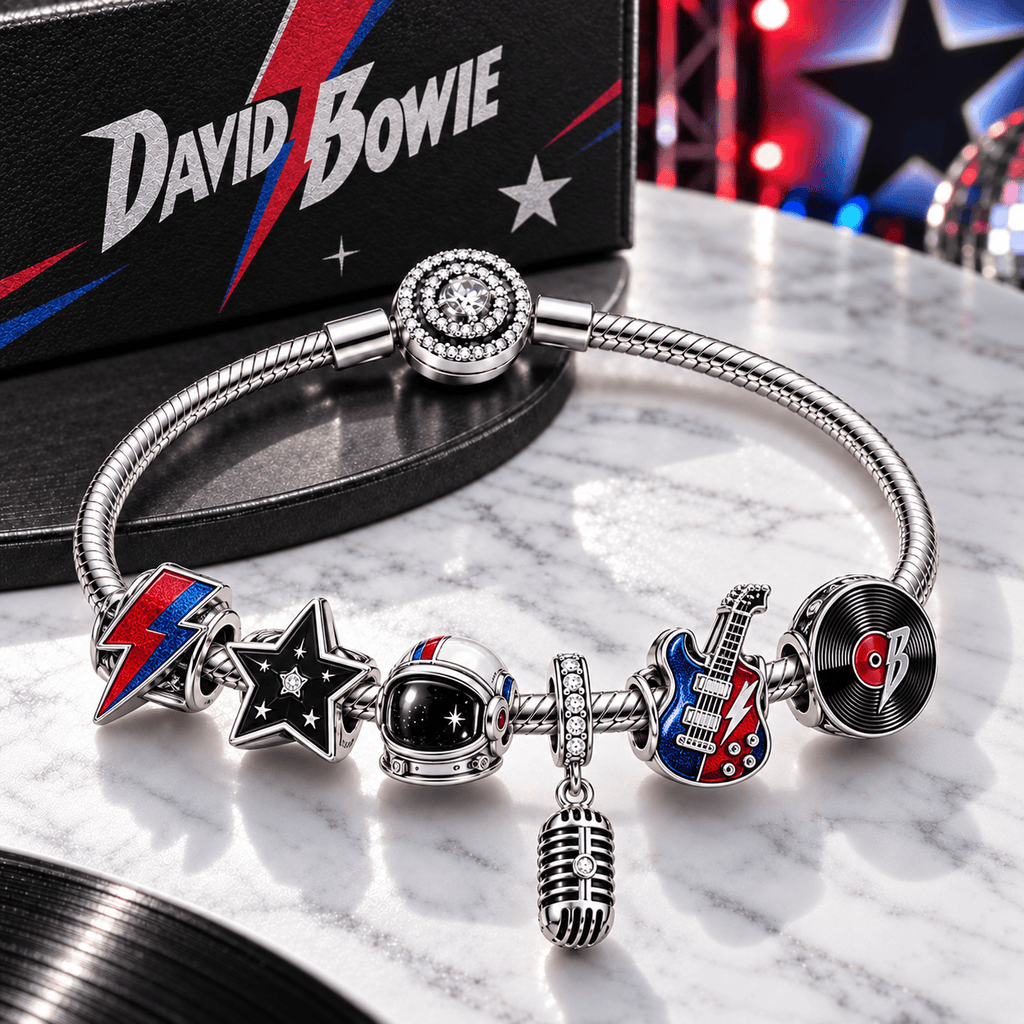 DVB Silver Charm Bracelet Set PTT