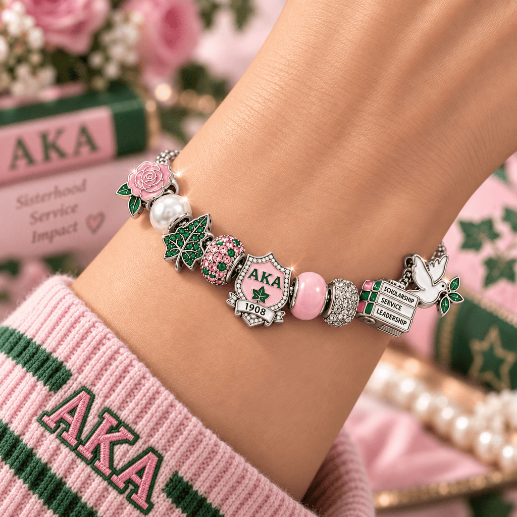 AKA Silver Charm Bracelet Set BMD