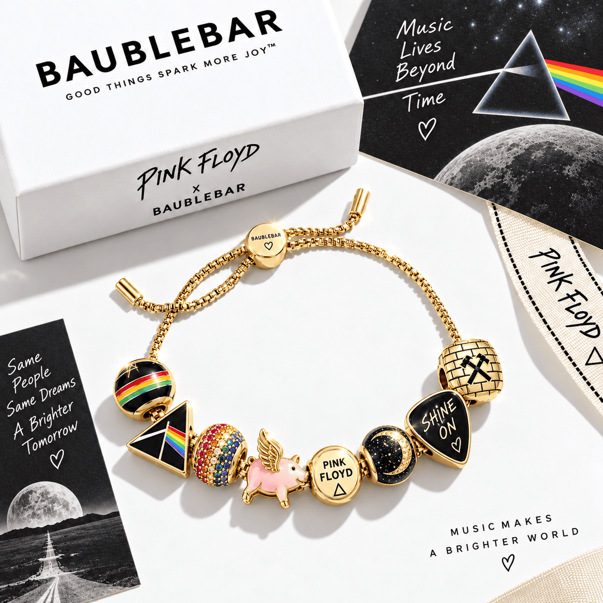 PKFL Gold Charm Bracelet Set BMD