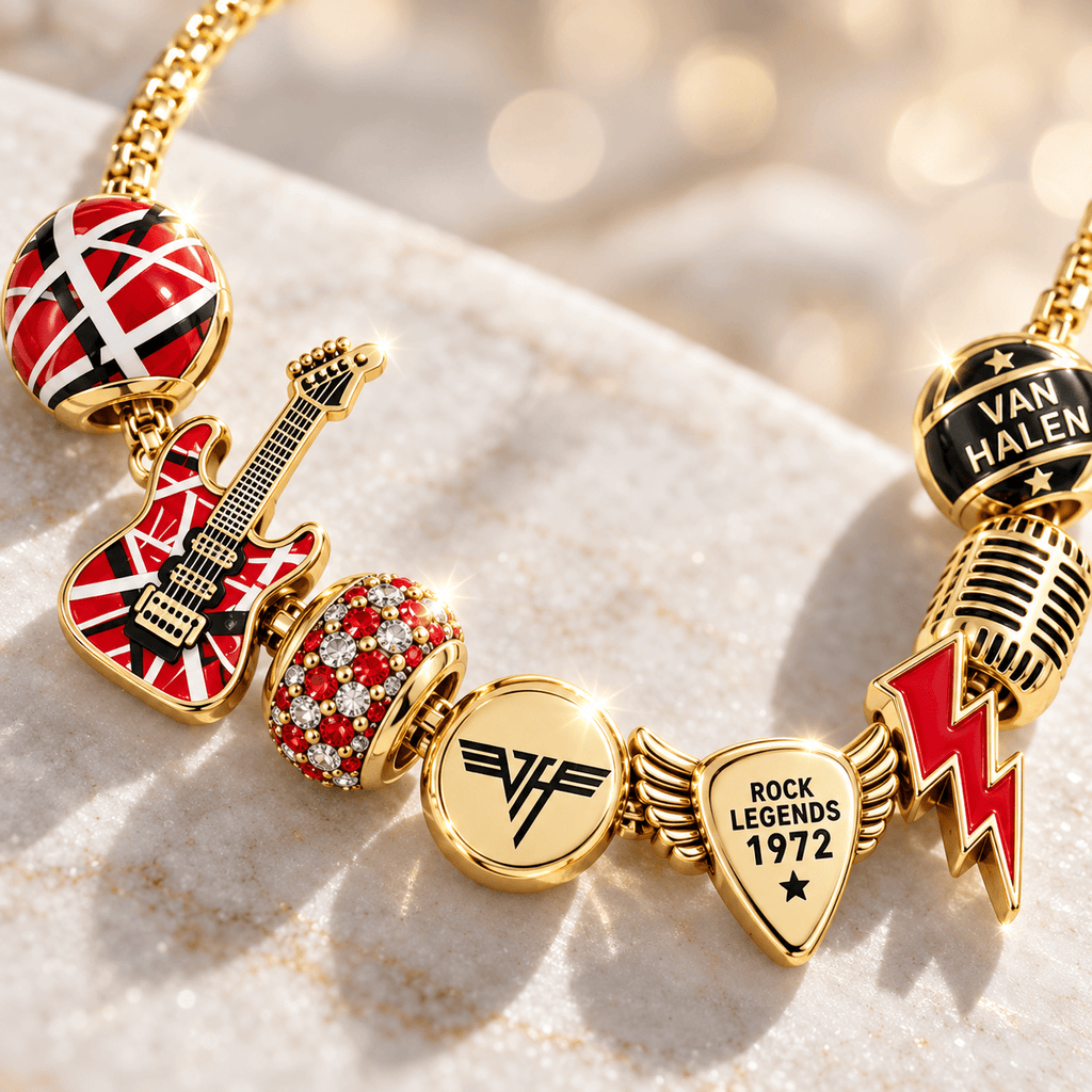 VHL Gold Charm Bracelet Set BMD