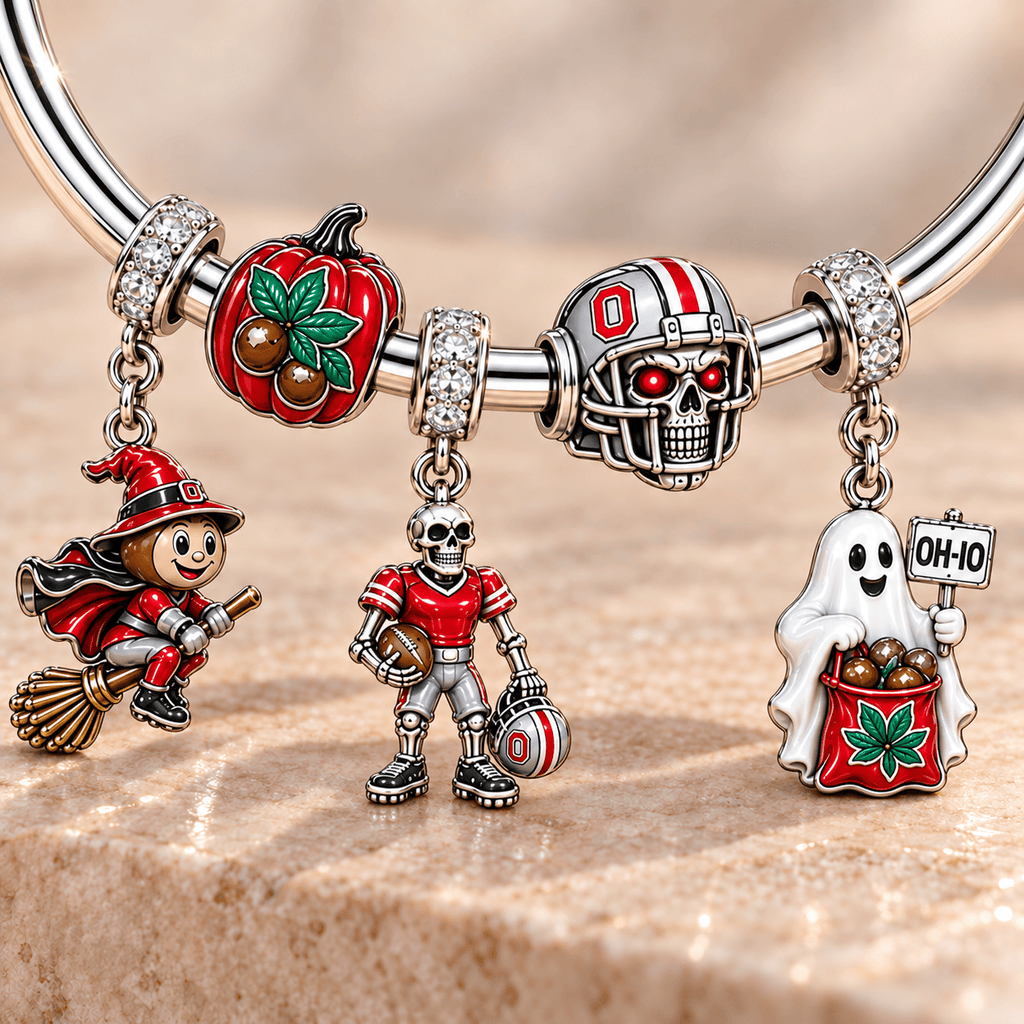 OSB Silver Charm Bracelet Set TMH