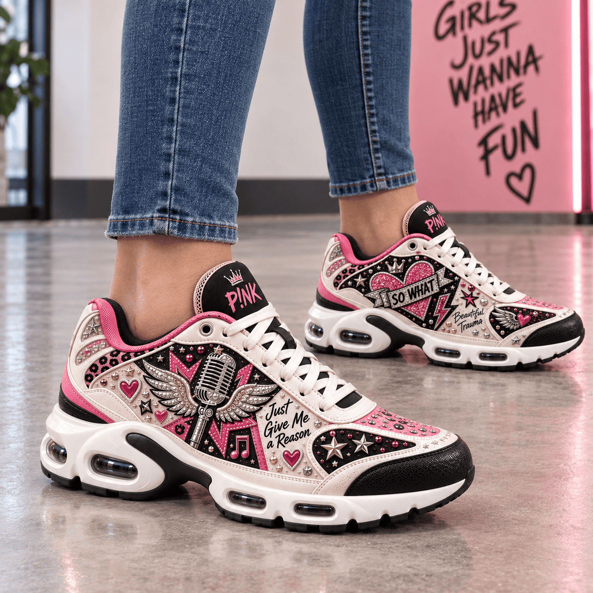 Premium PNK Air Max Shoes TTMH