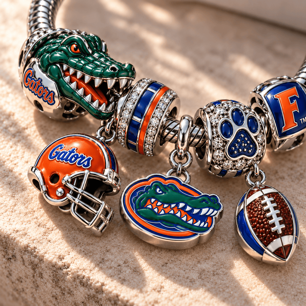 FGT Silver Charm Bracelet Set NTTB