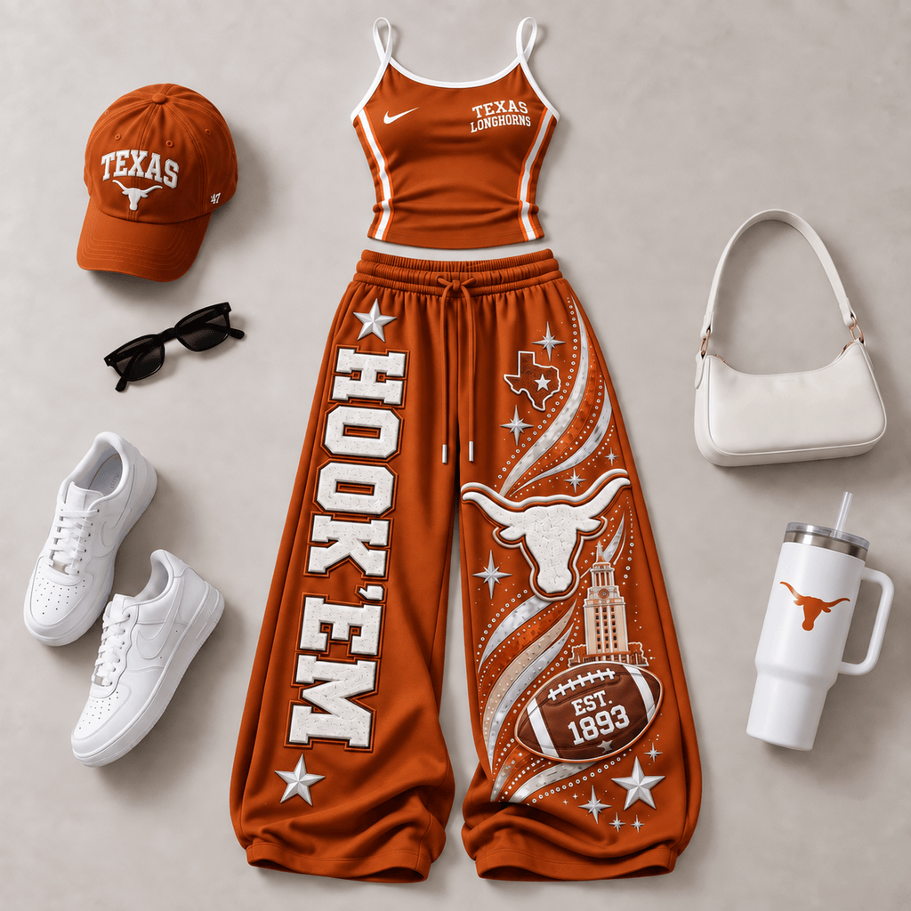 Premium TLH Sports-Inspired Cami & Wide-Leg Pants Set BMD
