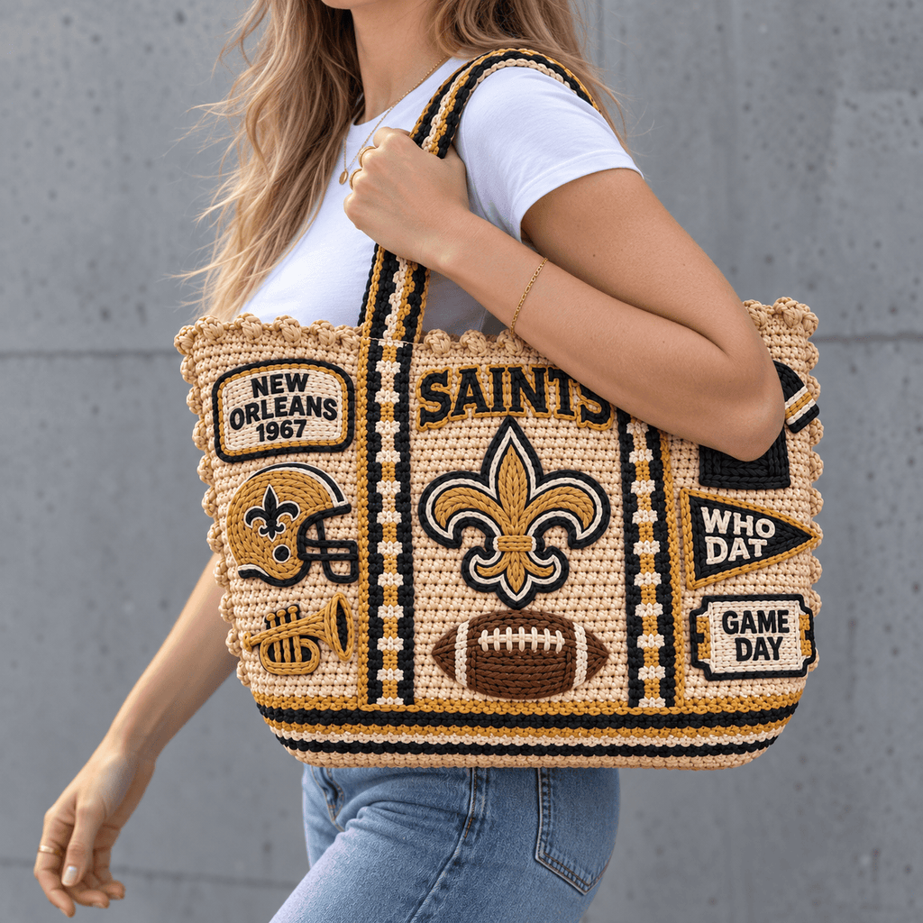 NOS Straw-Style Embellished Tote Bag NTKO