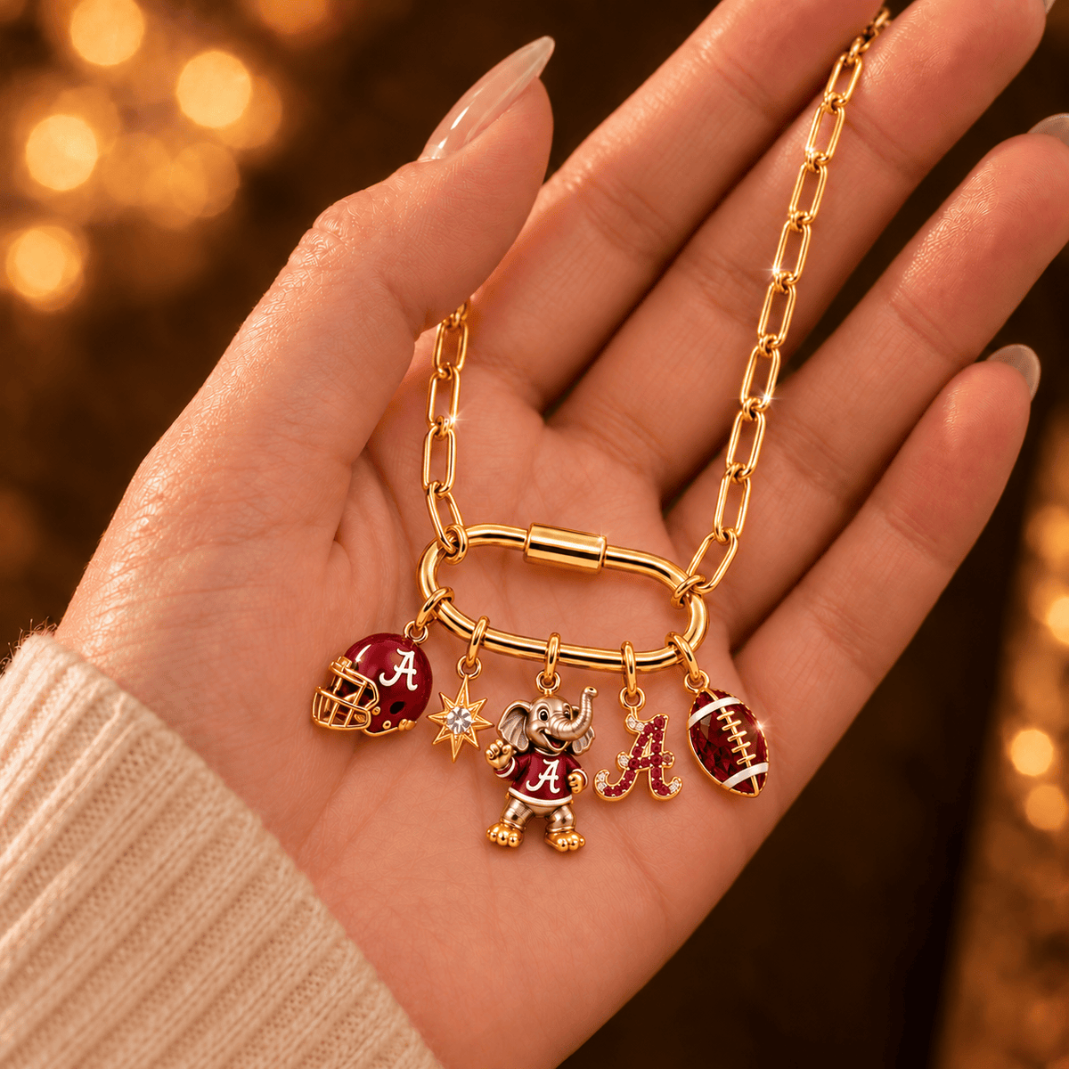 ACT Solid Gold Chain with Diamond Pendant TMH