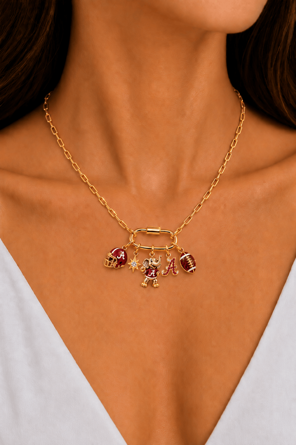 ACT Solid Gold Chain with Diamond Pendant TMH