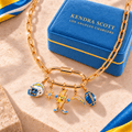 LAC Solid Gold Chain with Diamond Pendant TMH